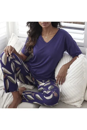 Lascana Ensemble pyjama - Violet foncé
