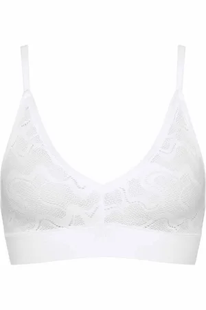 Sloggi Bralette blanche en coton modal