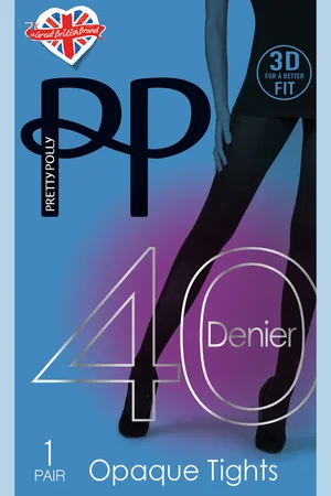 Pretty Polly Collant opaque 40D en nylon