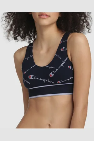 Champion Brassière sans armatures bleue en coton