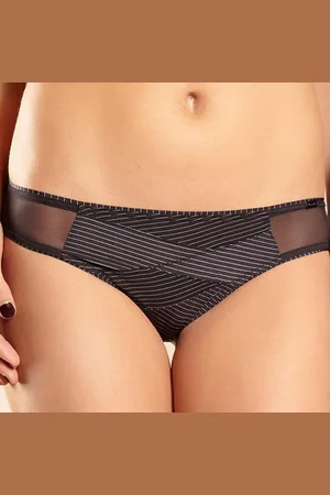 Chantelle Slip rayures blanches