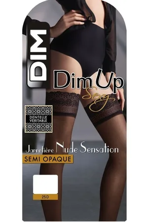 Dim Bas auto-fixants voile semi-opaque 25D noirs DIM Up Sensation
