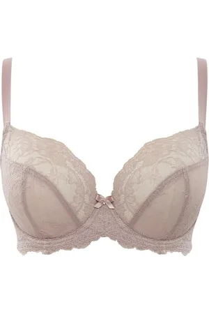 Panache Soutien-gorge plongeant beige