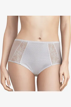 Chantelle Culotte taille haute blanche