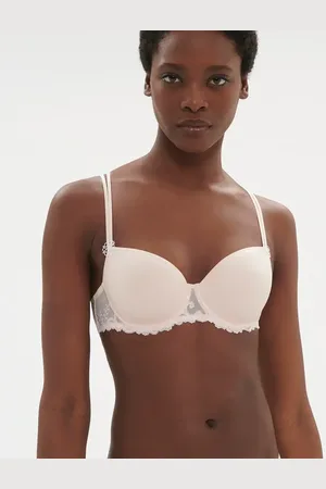 Simone Pérèle Soutien-gorge décolleté carré en spacer 3D Poudre