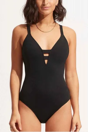 Seafolly Maillot de bain 1 pièce plongeant