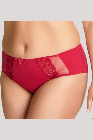 Sculptresse Culotte haute LOGAN rouge