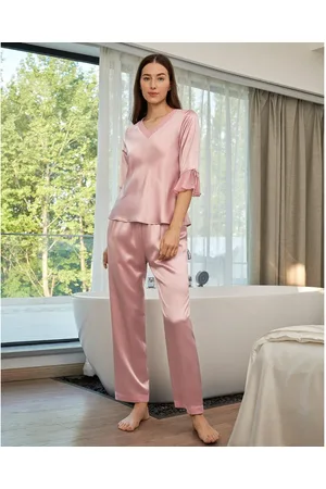 Lilysilk Ensemble De Pyjama En Soie Dentelle