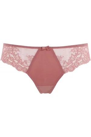 Panache String en Tulle Brodé