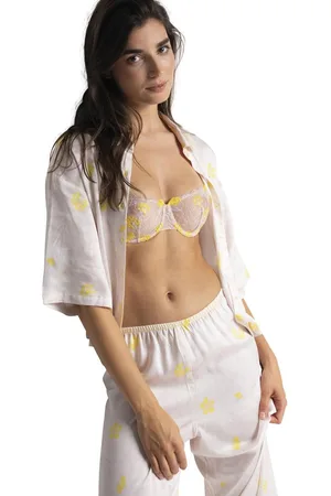 Passionata Chloé - Haut de pyjama manches trois quart floral