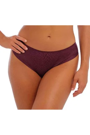 Fantasie Culotte classique en maille douce et imprimé animalier ? Violette