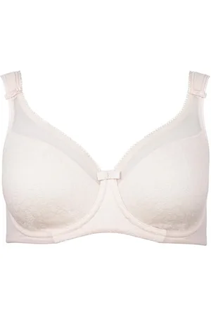 Berlei Soutien-Gorge Minimiseur Dentelle Ivoire-Rose