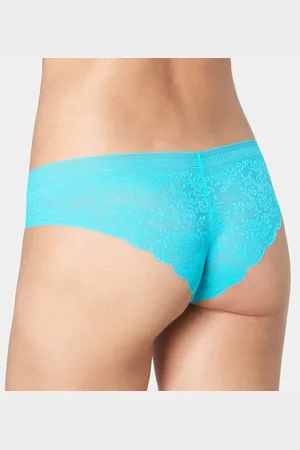 Sloggi Shorty Zero Lace femme - Lagon en coton