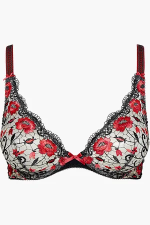 Aubade Soutien-gorge triangle plongeant armatures rouge