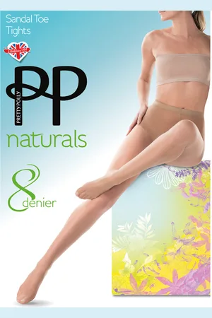 Pretty Polly Collant 8D beige clair en nylon