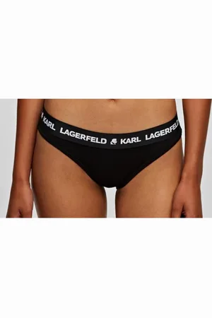 Karl Lagerfeld Lot de 2 Culottes Logotypées Noires