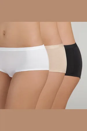 Dim Lot de 3 boxer blanc, beige et en coton