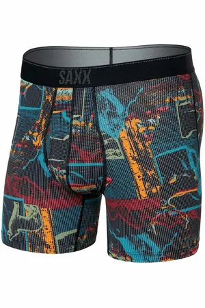 SAXX Quest Quick Dry Mesh Boxer Brief Fly Homme