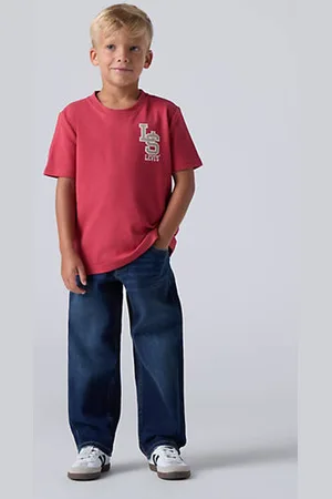 Jean Baggy Garçon TOM TAILOR - Taille Mi-haute - Coton Doux - Style Cinq Poches - Pour Ado