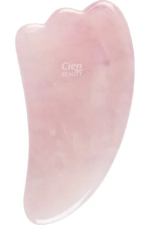 CIEN Beauty Rouleau de quartz pour le visage ou Pierre de massage au quartz (rose)