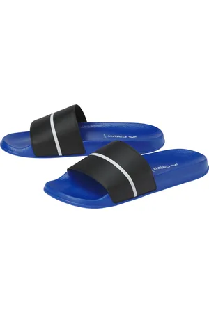 Crivit Mules de bain homme (bleu/noir, 48)