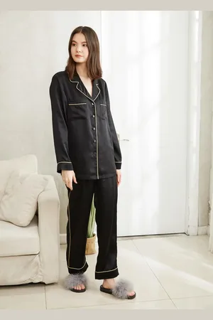 Lilysilk Pyjama oie Femme Ensemble De Pyjama Deux Pièces 100% oie De Mûrier Respirant uper Léger