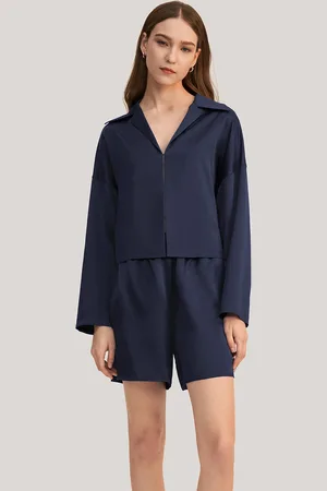 Lilysilk Pyjama oie Femme tyle Neutre Tendance 100% oie De Mûrier Respirant uper Léger M