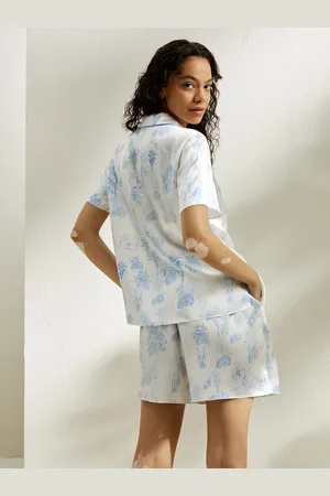 Lilysilk Pyjama hort oie Haut À Passepoil Contrasté 100% oie De Mûrier Doux Pour La Peau Et Respirant