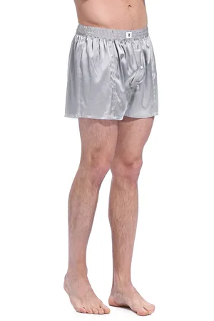 Lilysilk Boxer Homme oie Glacée Ceinture Élastique De Taille Moyenne Et Large oie Naturelle Conçu Pour La Beauté Une Meilleure Peau