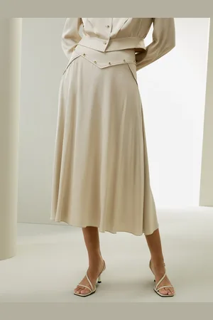 Lilysilk Jupe oie Longue Coupe Délicate Et a Longueur 100% oie Naturelle Léger Et Résistant Aux Rides