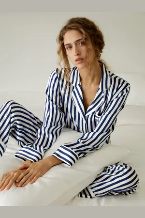 Lilysilk Pyjama En oie Femme Pantalon Taille Moyenne 100% oie Naturelle ans Produits Chimiques Nocifs L