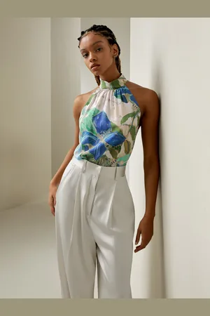 Lilysilk Top oie Flirty Keyhole Au Dos, Forme Régulière 100% oie Naturelle Un Toucher Incroyablement Doux Et Confortable 42