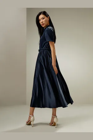 Lilysilk Robe Longue oie Poches Latérales, Fermeture Boutonnée 100% oie Pure Un Toucher Incroyablement Doux Et Confortable 38