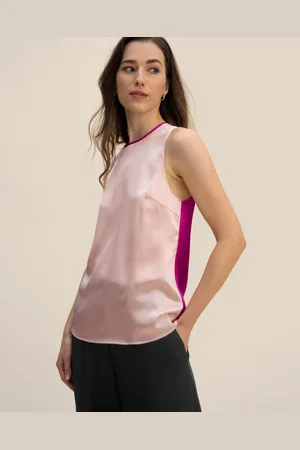 Lilysilk Haut oie Femme Couleur De Contraste, Ajustement Régulier 100% oie Naturelle ans Produits Chimiques Nocifs 34