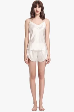 Lilysilk Pyjama Femme oie Belles Bretelles Ajustables Étroites oie De Haute Qualité Respirant uper Léger L