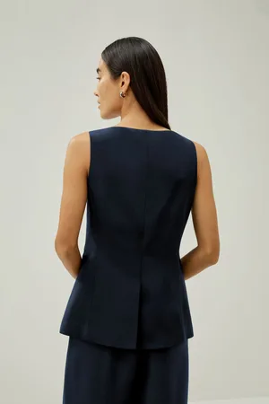 Lilysilk Gilet Femme Coupe Ajustée oie De Mûrier De Haute Qualité Élégance ans Effort Douceur Contre La Peau 34