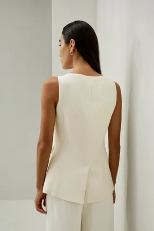 Lilysilk Gilet En oie Pour Femme Coupe Ajustée oie De Haute Qualité Élégance ans Effort Douceur Contre La Peau 34