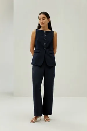 Lilysilk Gilet En oie Coupe Ajustée oie De Mûrier Facile À Assortir Parfait Pour Le Travail Et Les Vacances 42