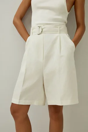 Lilysilk Hort oie Large hort À Jambe Large Avec Une Coupe Bermuda Classique 100 % oie De Mûrier Modèle Classique 48