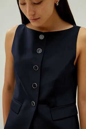Lilysilk Gilet Encolure Carrée Élégante Georgette De oie ophistiqué Et Élégant Naturellement Antibactériens 46