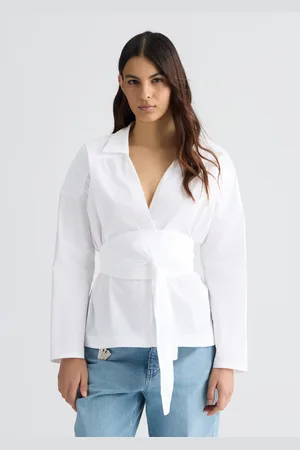 Liu Jo Liu Jo Chemise Blanche Avec Ceinture En Tissu