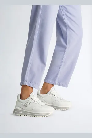 Liu Jo Liu Jo Sneakers Plateforme En Cuir Et Mesh
