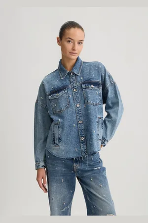 Liu Jo Liu Jo Veste En Denim Avec Strass
