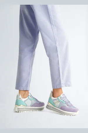 Liu Jo Liu Jo Sneakers À Plateforme En Daim Et Maille Filet
