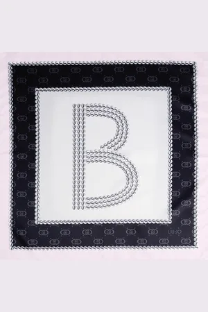 Liu Jo Liu Jo Foulard Noir Lettre B