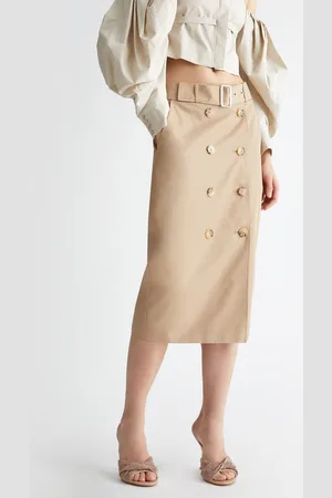 Liu Jo Liu Jo Jupe Mi-longue En Gabardine