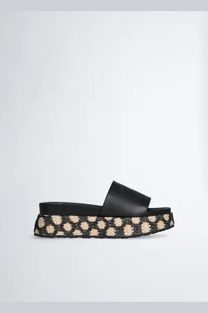 Liu Jo Liu Jo Chaussons Compensés En Raphia