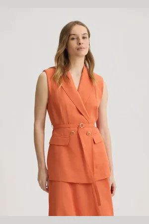 Liu Jo Liu Jo Veste Sans Manches En Lin Mélangé