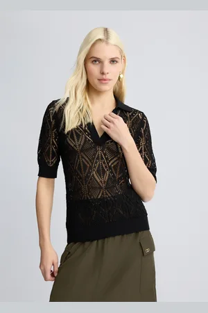 Liu Jo Liu Jo Pull En Coton Mélangé Au Crochet