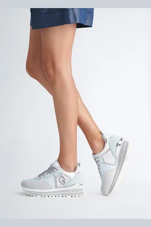 Liu Jo Liu Jo Sneakers À Plateforme En Daim Et Maille Filet